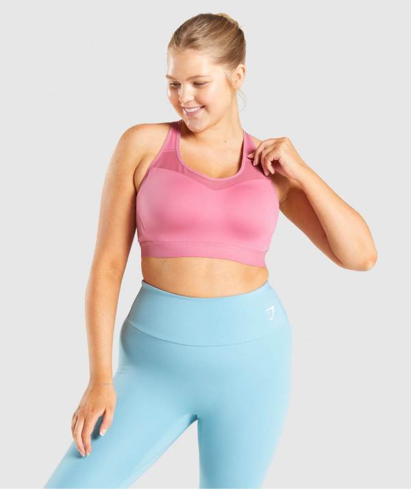 Damske Športové Podprsenky Gymshark Open Back Ruzove | JN5893024